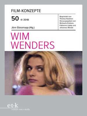 cover image of FILM-KONZEPTE 50--Wim Wenders